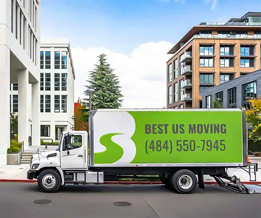Moving truck with 